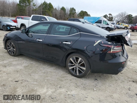 2020 Nissan Maxima SV with VIN 1N4AA6CV5LC362944, listed as a Copart auction lot 47292135 with 108,128 mi miles and Salvage Title. Bid and sale history available at carsss.com. Image 2.