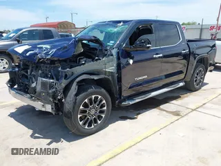 2023 Toyota Tundra Limited with VIN 5TFJA5DB9PX117183, listed as a IAAI auction lot 42352970 with 15,082 mi miles and . Bid and sale history available at DreamBid. Image 2.