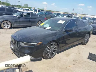 2024 Honda Accord Touring with VIN 1HGCY2F83RA092194, listed as a IAAI auction lot 41879950 with 5,054 mi miles and . Bid and sale history available at DreamBid. Image 2.