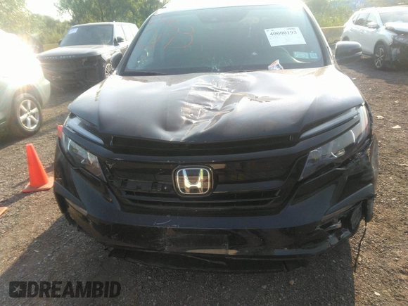 2022 Honda Pilot Special Edition with VIN 5FNYF6H25NB046913, listed as a IAAI auction lot 40000193 with 33,298 mi miles. Bid and sale history available at carsss.com. Image 6.