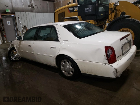 2001 Cadillac DeVille z VIN 1G6KD54Y31U294274, wystawiony jako Copart lot #46474844 z przebiegiem 147 396 mil mil oraz Nie do naprawy • Non repairable. Historia ofert i sprzedaży dostępna na DreamBid. Obrazek 2.