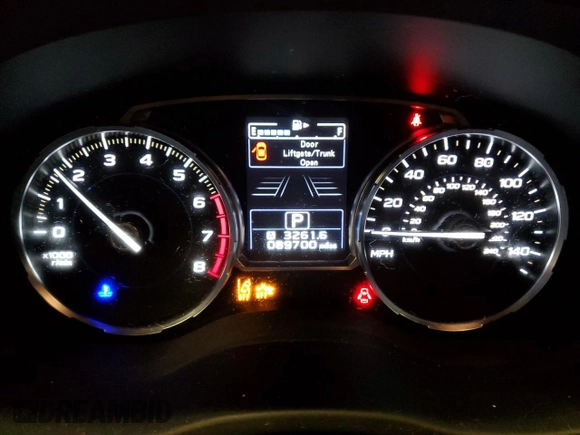 2017 Subaru Forester Premium with VIN JF2SJAGCXHH537338, listed as a Copart auction lot 68480812 with 89,700 mi miles. Bid and sale history available at carsss.com. Image 9.
