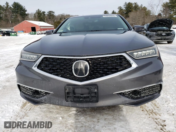 2020 Acura TLX with VIN 19UUB2F33LA001930, listed as a Copart auction lot 44854855 with 55,429 mi miles and Salvage Title. Bid and sale history available at carsss.com. Image 5.