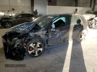 2019 Volkswagen Golf GTI S with VIN 3VW6T7AU3KM015827, listed as a Copart auction lot 88968465 with 0 mi miles and Salvage Title. Bid and sale history available at carsss.com. Image 1.
