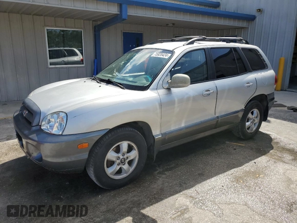 2006 Hyundai Santa Fe GLS with VIN KM8SC73D26U059605, listed as a Copart auction lot 75920424 with 203,470 mi miles and Salvage Title. Bid and sale history available at carsss.com. Image 1.
