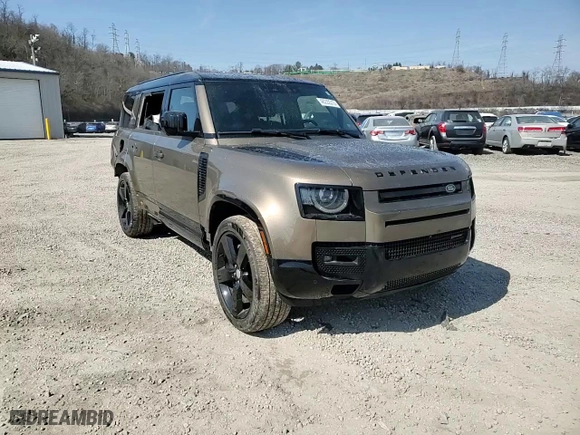 2023 Land Rover Defender X-Dynamic SE with VIN SALE2FEU0P2209020, listed as a Copart auction lot 48222315 with 14,110 mi miles and Salvage Title. Bid and sale history available at carsss.com. Image 15.