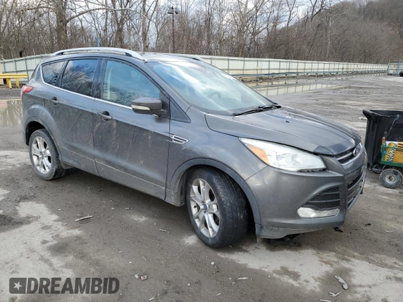 2015 Ford Escape Titanium with VIN 1FMCU9J97FUC41344, listed as a Copart auction lot 47226155 with 157,728 mi miles and Salvage Title. Bid and sale history available at carsss.com. Image 4.