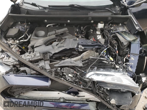 2020 Toyota RAV4 XLE with VIN 2T3P1RFV5LC086345, listed as a Copart auction lot 47277045 with 82,750 mi miles and Salvage Title. Bid and sale history available at DreamBid. Image 12.
