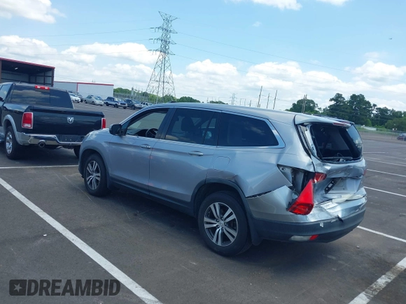 2018 Honda Pilot EX-L with VIN 5FNYF5H56JB003955, listed as a IAAI auction lot 42732433 with 116,613 mi miles and . Bid and sale history available at DreamBid. Image 3.
