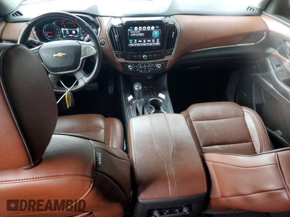 2018 Chevrolet Traverse High Country with VIN 1GNEVKKW7JJ250813, listed as a Copart auction lot 58981395 with 145,170 mi miles and Salvage title. Bid and sale history available at DreamBid. Image 8.
