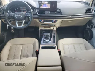 2021 Audi Q5 Premium with VIN WA1AAAFY0M2032763, listed as a Copart auction lot 50742395 with 50,511 mi miles and Salvage Title. Bid and sale history available at carsss.com. Image 8.