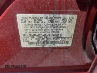 2007 Nissan Sentra S with VIN 3N1AB61E37L616691, listed as a Copart auction lot 59592535 with 163,849 mi miles and Salvage title. Bid and sale history available at DreamBid. Image 13.