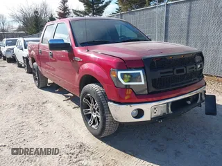 2014 Ford F-150 XL with VIN 1FTFW1EF7EFA32296, listed as a IAAI auction lot 41986227 with 206,050 mi miles. Bid and sale history available at carsss.com. Image 1.