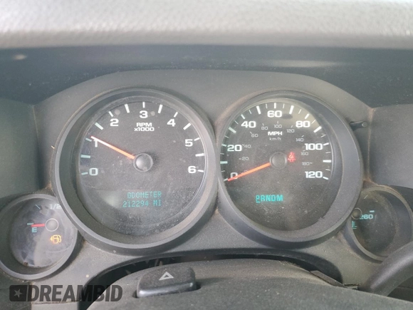 2011 Chevrolet Silverado 1500 Work Truck with VIN 1GCRKPE35BZ179955, listed as a Copart auction lot 43799495 with 212,294 mi miles and Salvage Title. Bid and sale history available at DreamBid. Image 9.