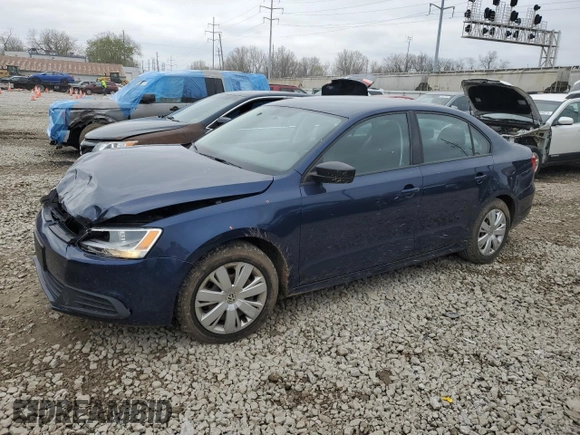 2011 Volkswagen Jetta Sedan S with VIN 3VW2K7AJ2BM095354, listed as a Copart auction lot 52350855 with 77,063 mi miles and Salvage Title. Bid and sale history available at carsss.com. Image 1.