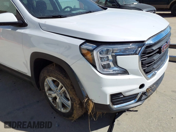 2023 GMC Terrain SLE with VIN 3GKALTEG3PL210144, listed as a IAAI auction lot 40461807 with 1 mi miles. Bid and sale history available at carsss.com. Image 6.