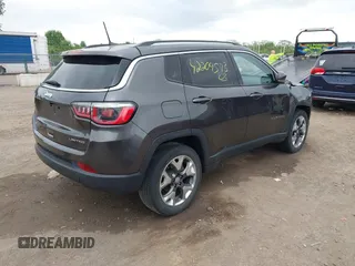 2019 Jeep Compass Limited z VIN 3C4NJDCBXKT747585, wystawiony jako IAAI lot #42209573 z przebiegiem 79 740 mil mil oraz . Historia ofert i sprzedaży dostępna na DreamBid. Obrazek 4.