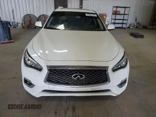 2019 Infiniti Q50 3.0t LUXE with VIN JN1EV7ARXKM556988, listed as a Copart auction lot 53383135 with 30,957 mi miles and Salvage Title. Bid and sale history available at carsss.com. Image 5.