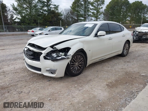 2015 Infiniti Q70 with VIN JN1BY1PP5FM601628, listed as a IAAI auction lot 41510075 with 102,363 mi miles and . Bid and sale history available at DreamBid. Image 2.