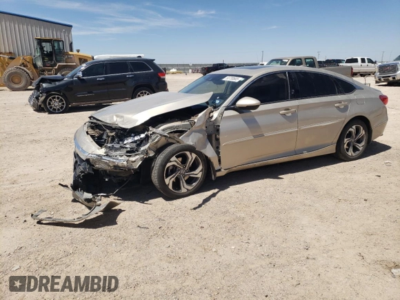 2018 Honda Accord EX-L z VIN 1HGCV1F50JA035528, wystawiony jako Copart lot #53730665 z przebiegiem 71 394 mil mil oraz Szkoda całkowita • Salvage title. Historia ofert i sprzedaży dostępna na DreamBid. Obrazek 1.