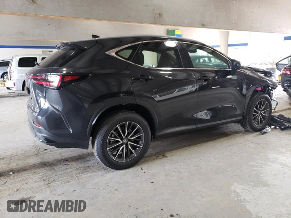 2025 Lexus NX 350 with VIN 2T2AGCEZ9SC063952, listed as a Copart auction lot 74390434 with 1,483 mi miles and Salvage title. Bid and sale history available at DreamBid. Image 3.