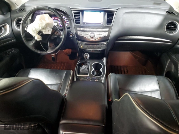 2017 Infiniti QX60 with VIN 5N1DL0MM7HC550677, listed as a Copart auction lot 50781605 with 87,274 mi miles and Salvage Title. Bid and sale history available at DreamBid. Image 8.