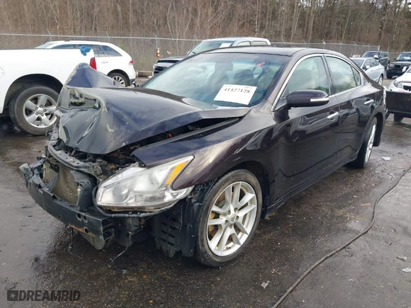 2011 Nissan Maxima 3.5 S with VIN 1N4AA5APXBC815890, listed as a IAAI auction lot 41427128 with 166,513 mi miles. Bid and sale history available at carsss.com. Image 2.