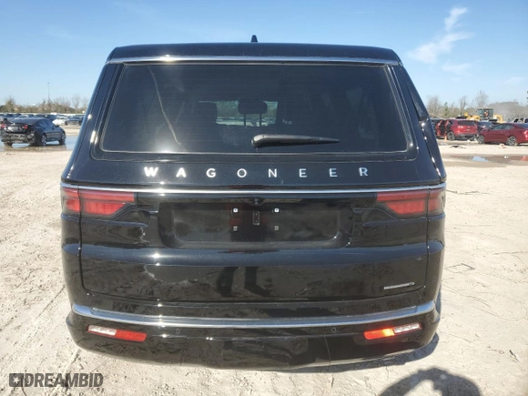 2024 Jeep Wagoneer L Series II with VIN 1C4SJSBP2RS152536, listed as a Copart auction lot 46353565 with 8,295 mi miles and Salvage Title. Bid and sale history available at carsss.com. Image 6.