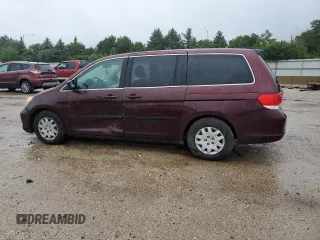 2008 Honda Odyssey LX with VIN 5FNRL38258B080964, listed as a Copart auction lot 59221895 with 168,359 mi miles and Salvage title. Bid and sale history available at DreamBid. Image 2.