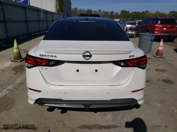 2020 Nissan Sentra SR with VIN 3N1AB8DV4LY236084, listed as a Copart auction lot 42710155 with 42,347 mi miles and Salvage Title. Bid and sale history available at carsss.com. Image 6.