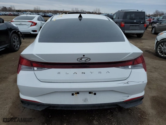 2022 Hyundai Elantra Essential with VIN KMHLM4AG3NU229787, listed as a Copart auction lot 50523225 with 161,702 mi miles and Clean Title. Bid and sale history available at carsss.com. Image 6.