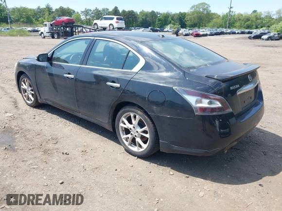 2012 Nissan Maxima SV with VIN 1N4AA5AP1CC863991, listed as a IAAI auction lot 42402290 with 189,116 mi miles and . Bid and sale history available at DreamBid. Image 3.
