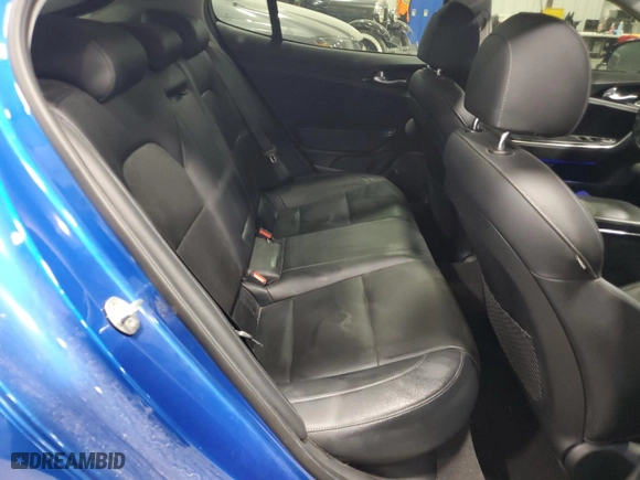 2018 Kia Stinger Premium with VIN KNAE25LA1J6015507, listed as a Copart auction lot 55673284 with 77,240 mi miles and Salvage Title. Bid and sale history available at carsss.com. Image 10.