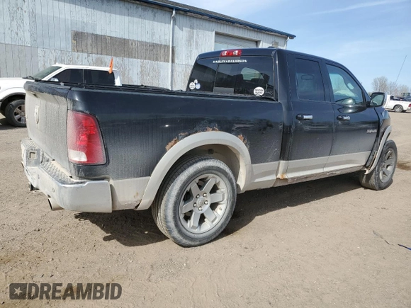 2009 Dodge 1500 Laramie with VIN 1D3HB18T99S731360, listed as a Copart auction lot 54969195 with 164,827 mi miles and Clean Title. Bid and sale history available at DreamBid. Image 3.