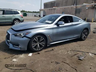 2018 Infiniti Q60 3.0t LUXE with VIN JN1EV7EL1JM391806, listed as a Copart auction lot 67901224 with 95,775 mi miles and Salvage Title. Bid and sale history available at carsss.com. Image 1.