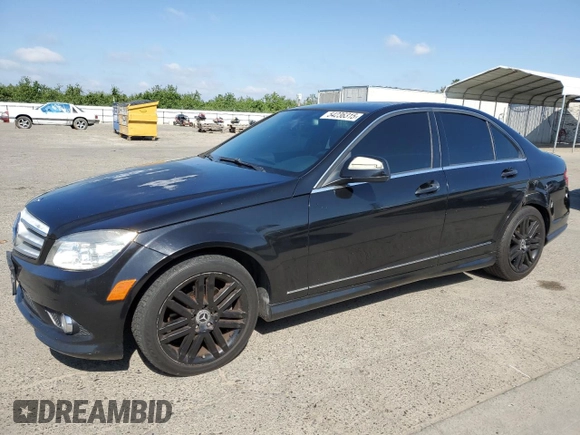 2008 Mercedes-Benz C 300 Sport with VIN WDDGF54X08R013779, listed as a Copart auction lot 54236315 with 117,546 mi miles and Salvage Title. Bid and sale history available at carsss.com. Image 1.