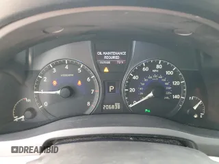 2012 Lexus RX 350 with VIN 2T2ZK1BA0CC074845, listed as a Copart auction lot 53956635 with 206,838 mi miles and Salvage Title. Bid and sale history available at DreamBid. Image 9.