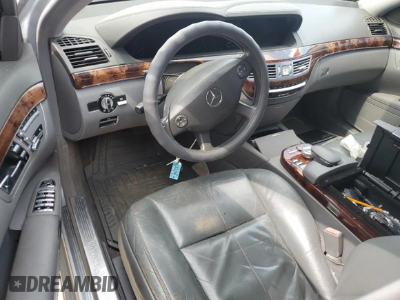 2007 Mercedes-Benz S 550 with VIN WDDNG86X27A107226, listed as a Copart auction lot 59608525 with Not provided miles and Clean title. Bid and sale history available at DreamBid. Image 8.