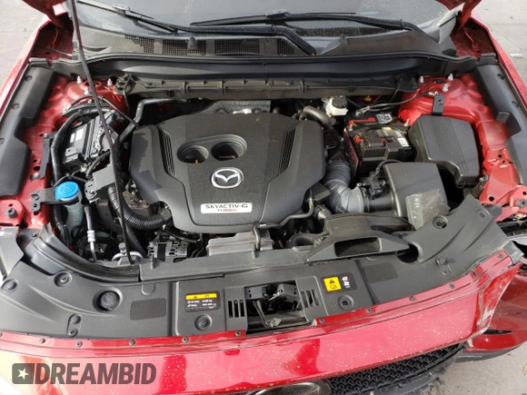 2021 Mazda CX-5 Grand Touring Reserve with VIN JM3KFBAY4M0358478, listed as a Copart auction lot 50839815 with 84,932 mi miles and Salvage Title. Bid and sale history available at DreamBid. Image 12.