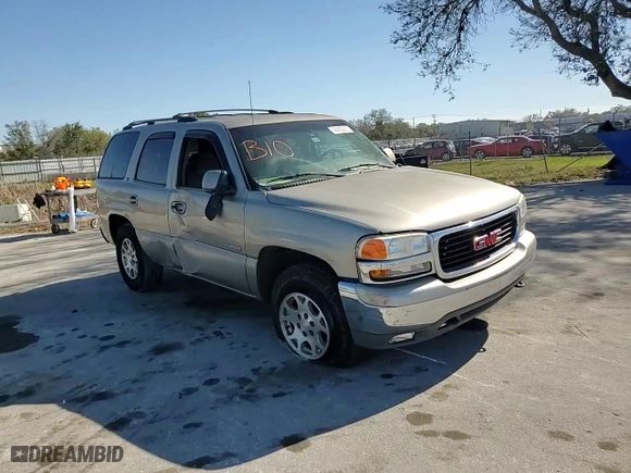2002 GMC Yukon SLT with VIN 1GKEC13Z32R162883, listed as a Copart auction lot 45002275 with 0 mi miles and Salvage Title. Bid and sale history available at carsss.com. Image 12.