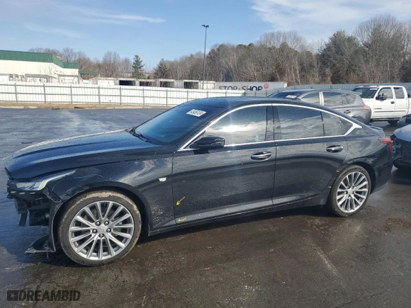 2020 Cadillac CT5 Premium Luxury with VIN 1G6DT5RK4L0124256, listed as a Copart auction lot 43450124 with 66,160 mi miles. Bid and sale history available at carsss.com. Image 1.
