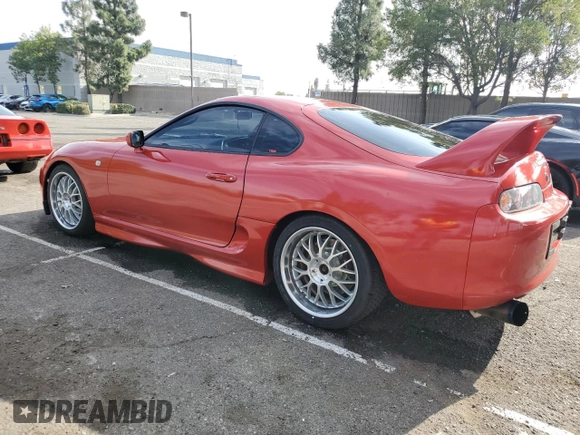1995 Toyota Supra с VIN JZA800030605, выставлен на аукционе Copart как лот 82335644 с пробегом 154 190 миль миль и Списание • Salvage title. История ставок и продаж доступна на DreamBid. Изображение 2.