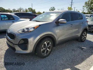2021 Kia Sportage LX with VIN KNDPM3AC2M7942559, listed as a Copart auction lot 53094655 with 34,819 mi miles and Non Repairable. Bid and sale history available at DreamBid. Image 1.