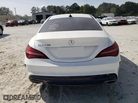 2018 Mercedes-Benz CLA 250 with VIN WDDSJ4EB0JN638167, listed as a Copart auction lot 71113943 with 50,698 mi miles and . Bid and sale history available at DreamBid. Image 6.