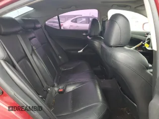 2006 Lexus IS 250 with VIN JTHCK262565000825, listed as a Copart auction lot 51835875 with 134,497 mi miles and Salvage Title. Bid and sale history available at DreamBid. Image 10.