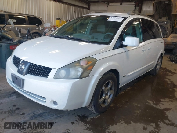 2006 Nissan Quest S Special Edition with VIN 5N1BV28U16N119101, listed as a IAAI auction lot 42110977 with 1 mi miles. Bid and sale history available at carsss.com. Image 17.