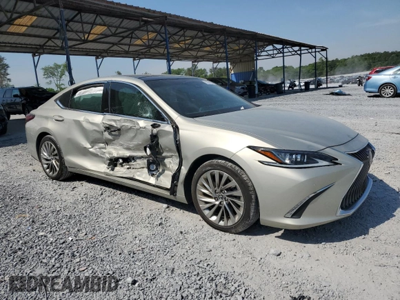 2020 Lexus ES 350 Luxury with VIN 58AEZ1B1XLU053572, listed as a Copart auction lot 53864295 with 30,852 mi miles and Salvage title. Bid and sale history available at DreamBid. Image 4.
