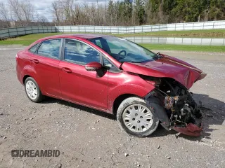 2014 Ford Fiesta SE with VIN 3FADP4BJ0EM195411, listed as a Copart auction lot 54027415 with 0 mi miles and Salvage Title. Bid and sale history available at carsss.com. Image 4.