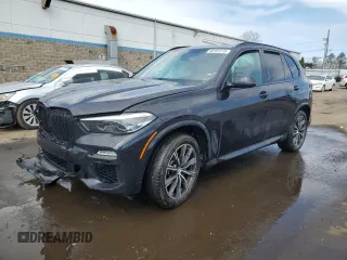 2021 BMW X5 xDrive40i with VIN 5UXCR6C0XM9E73179, listed as a Copart auction lot 48191315 with 0 mi miles and Salvage Title. Bid and sale history available at carsss.com. Image 1.