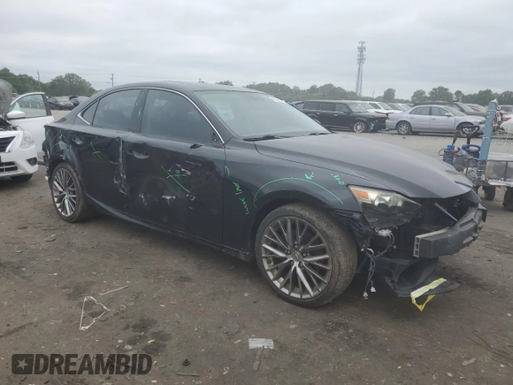 2015 Lexus IS 250 with VIN JTHBF1D26F5050923, listed as a Copart auction lot 62883455 with 89,860 mi miles and Salvage title. Bid and sale history available at DreamBid. Image 4.
